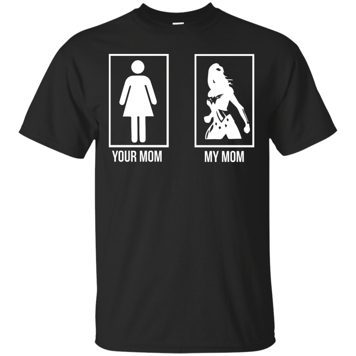 Wonder Woman: Your Mom My Mom Shirt, Tank, Sweater