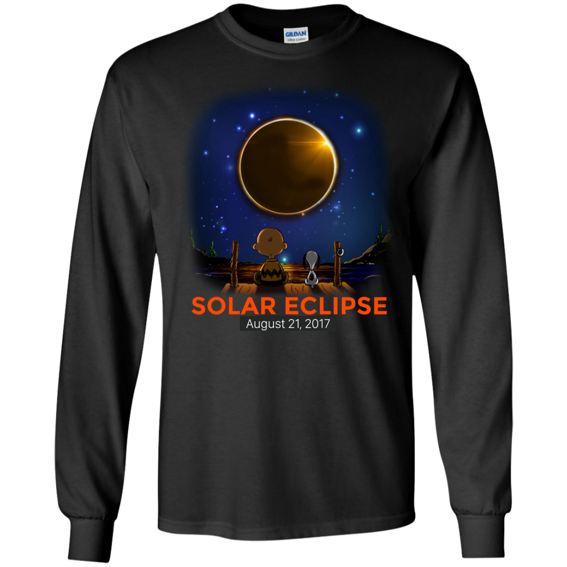 Snoopy and Charlie Brown: Solar Eclipse 2017 shirt, tank, hoodie ...