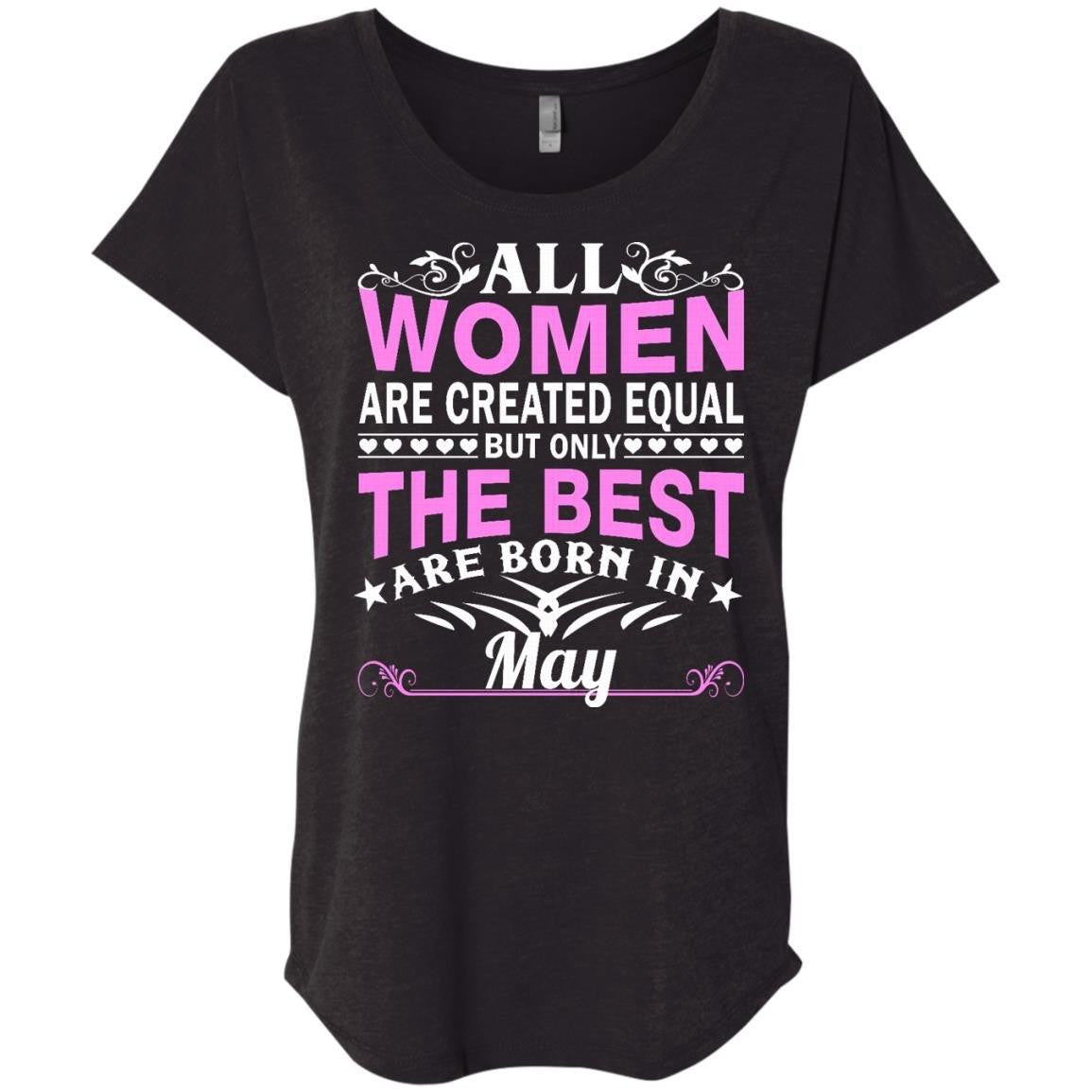 All Women Are Created Equal But Only The Best Are Born In May shirt, t ...
