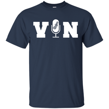 Vin Scully Microphone' Unisex Jersey T-Shirt