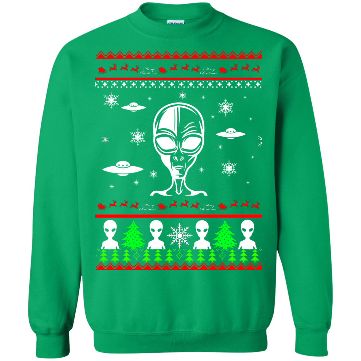 Alien Ugly Christmas Sweater, Funny Alien Christmas Sweater, Shirt ...