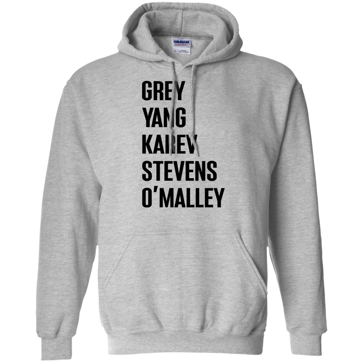 Greys Anatomy Sweater, Shirt: Grey Yang Karev Stevens O'Malley - iFrogTees