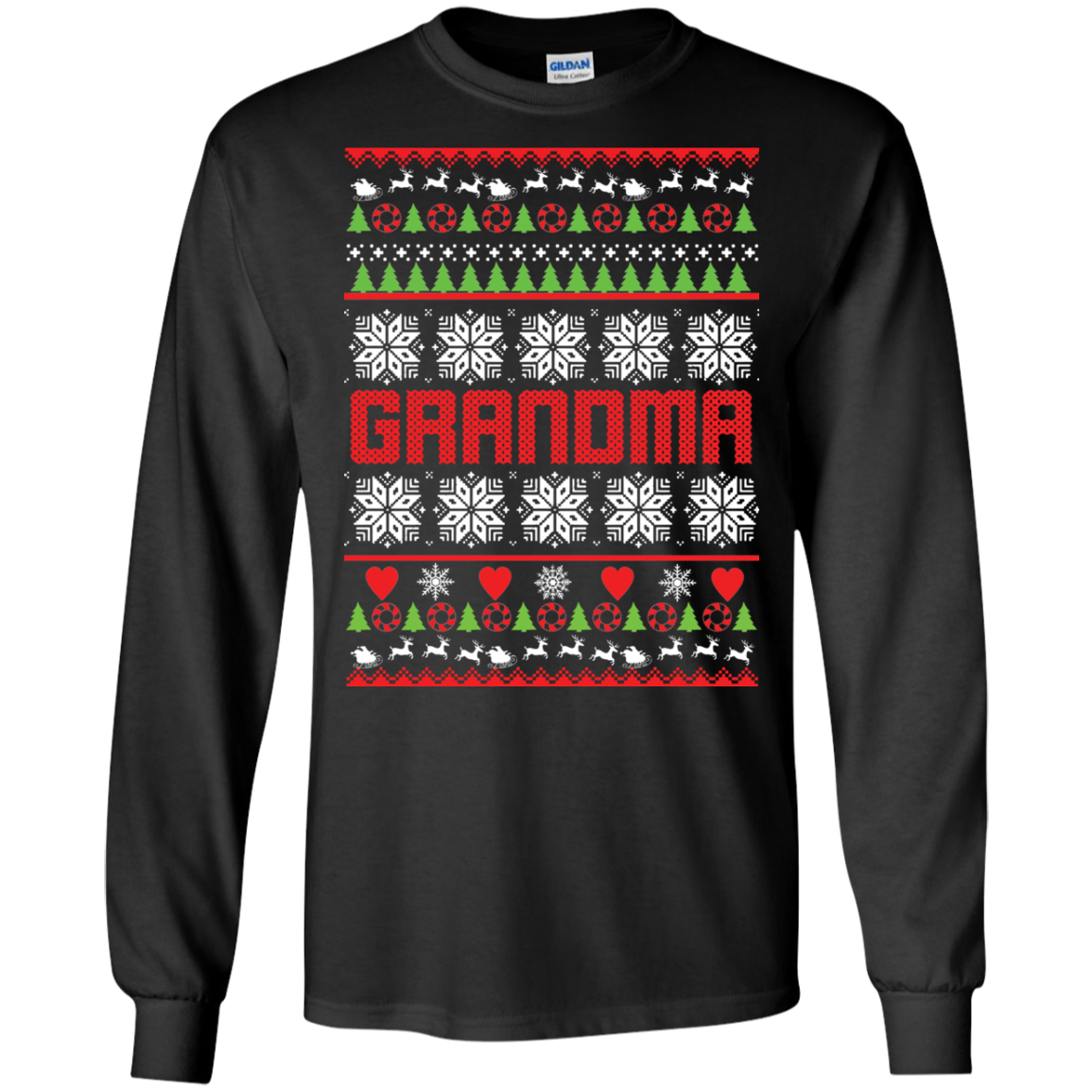 Family Grandma Ugly Christmas Sweater, Hoodie