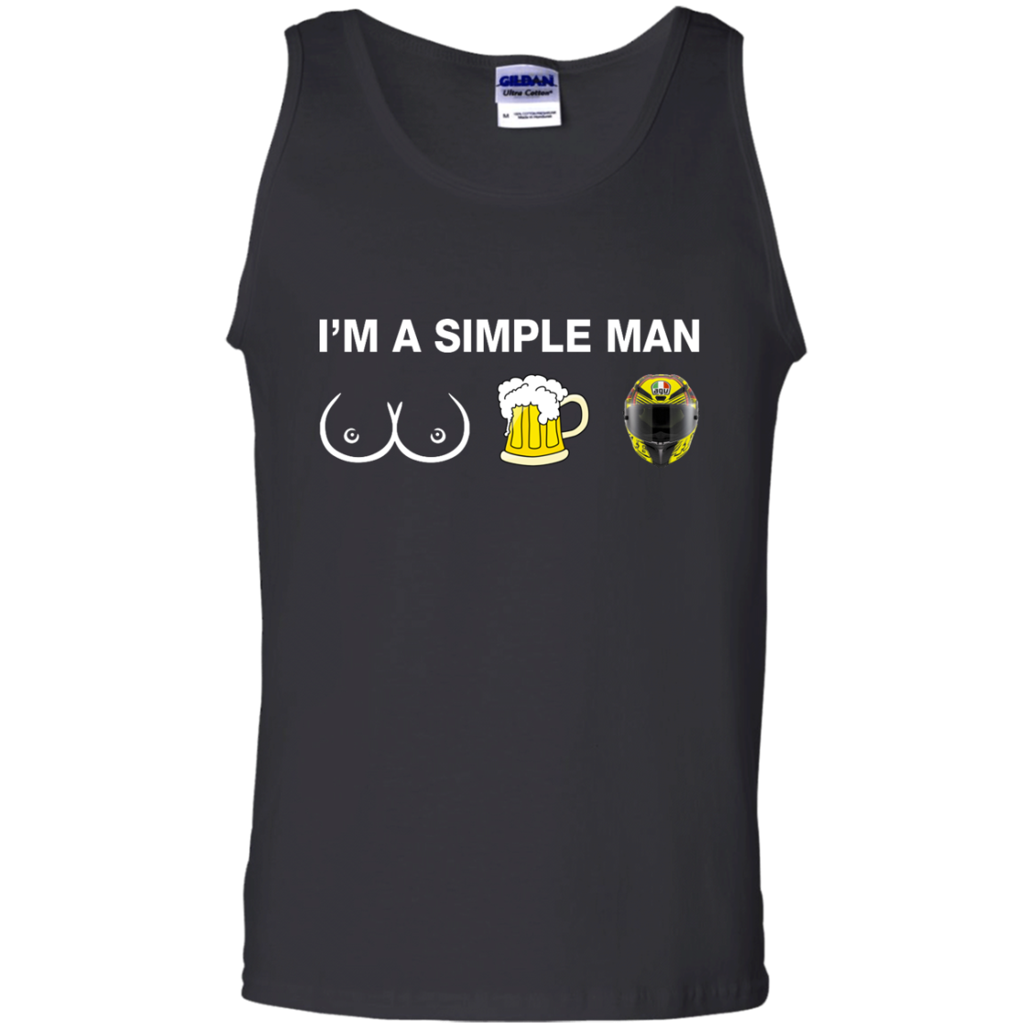 Vr46 Im A Simple Man I Like Boobs Beer And Helmet Shirt Hoodie Ta