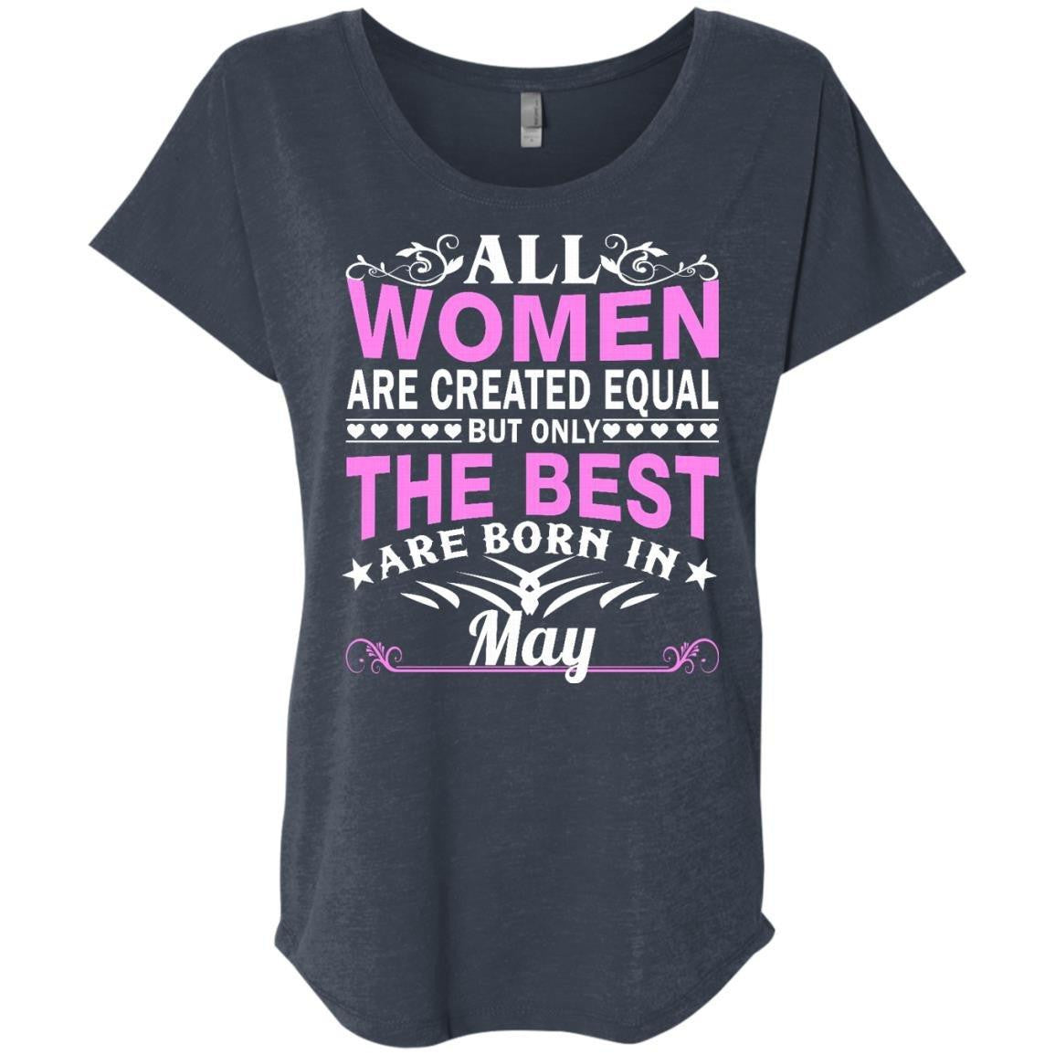 All Women Are Created Equal But Only The Best Are Born In May shirt, t ...