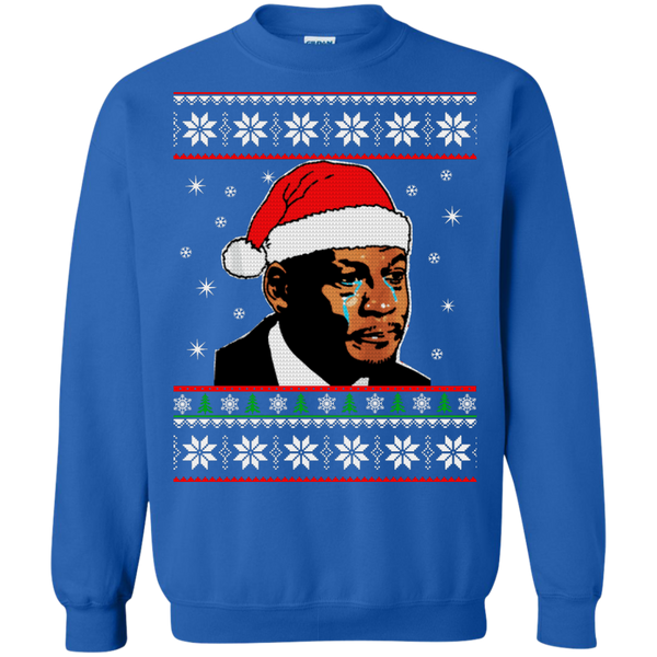 crying jordan sweater