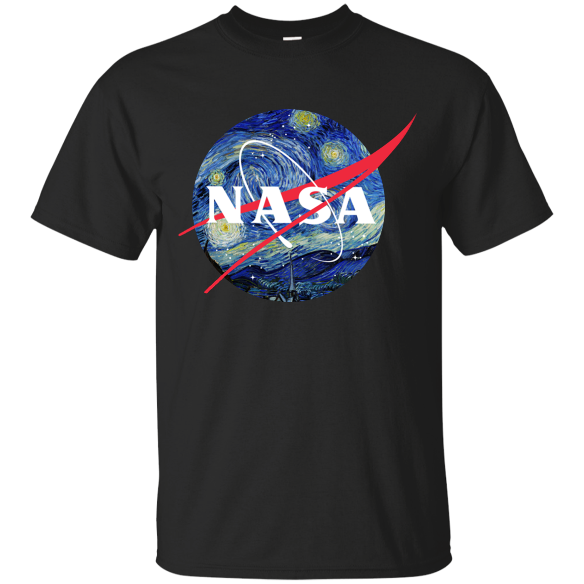 nasa van gogh shirt