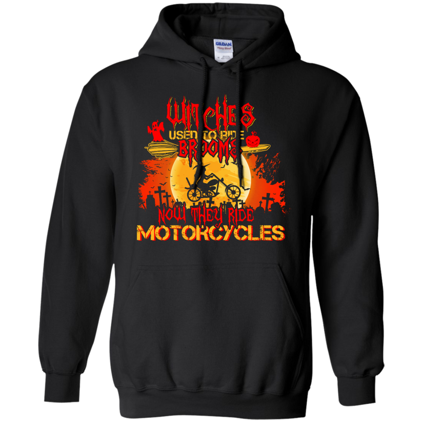Witches Used Ride Brooms Now They Ride Motorcycles Shirt Hoodie 