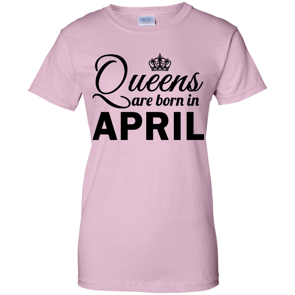 Queens are born in April Shirt, Hoodie, Tank - iFrogTees