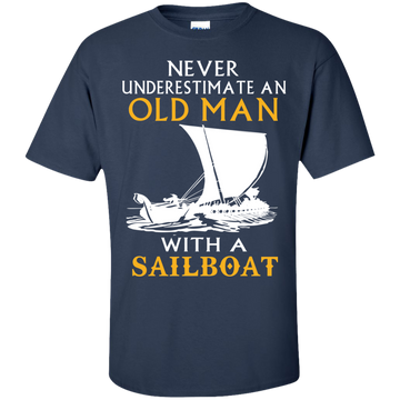 Never Underestimate An Old Man' Men's T-Shirt