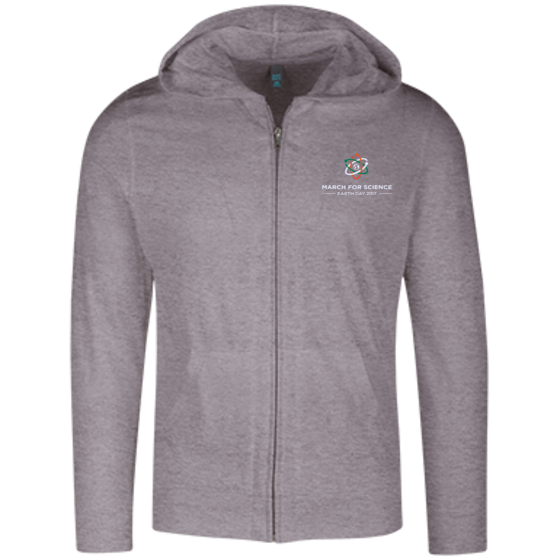 March For Science On Earth Day Embroidered Zip Hoodies Ifrogtees