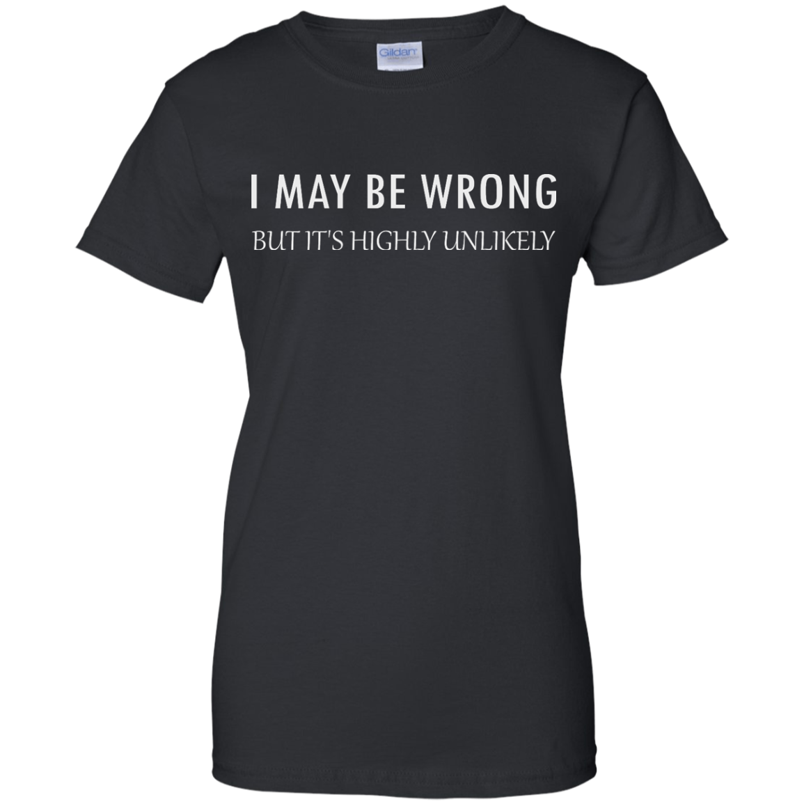I May Be Wrong But It's Highly Unlikely shirt, tank - iFrogTees