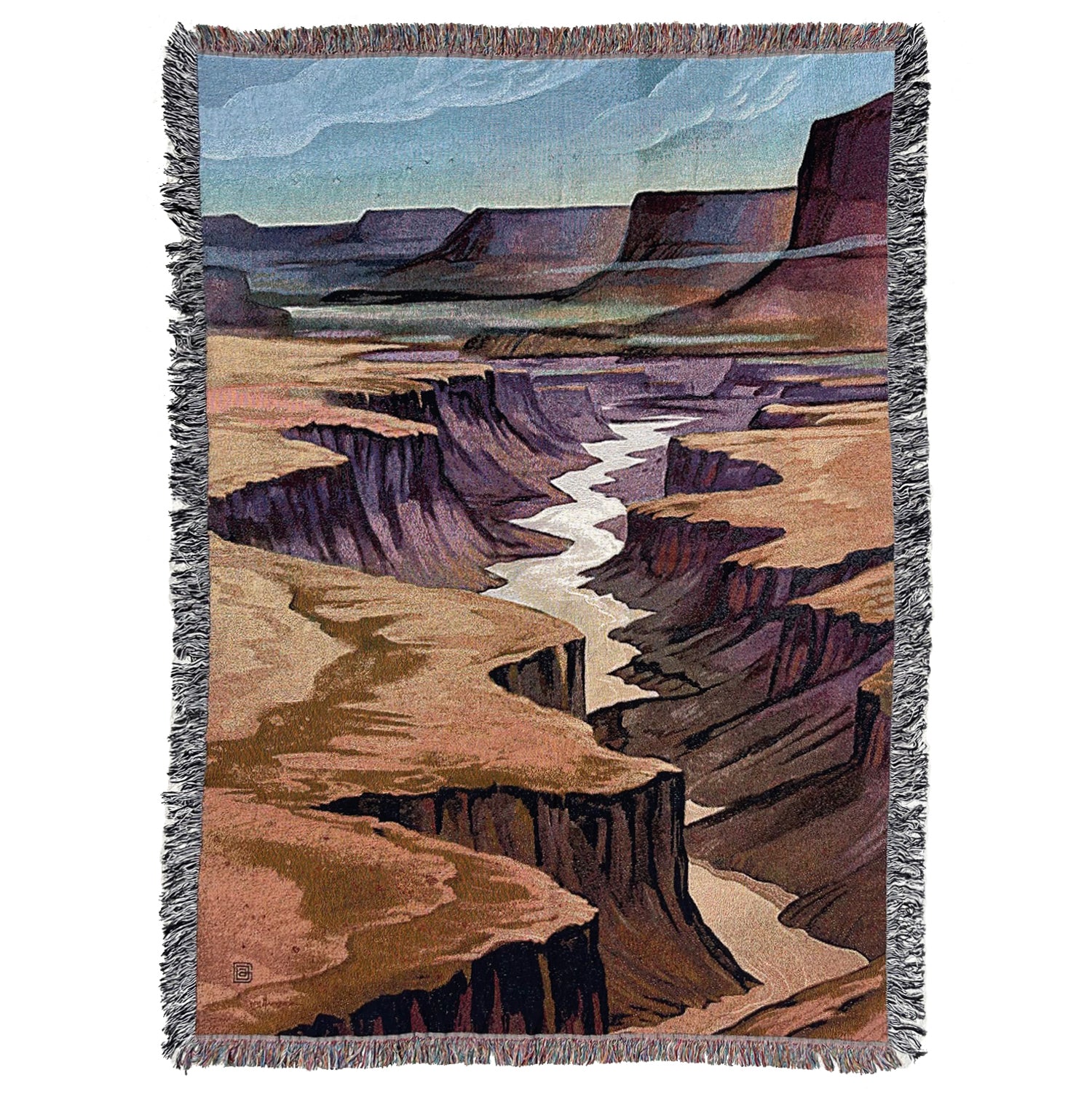 Woven Throw Blanket: (Vertical) Canyonlands National Park