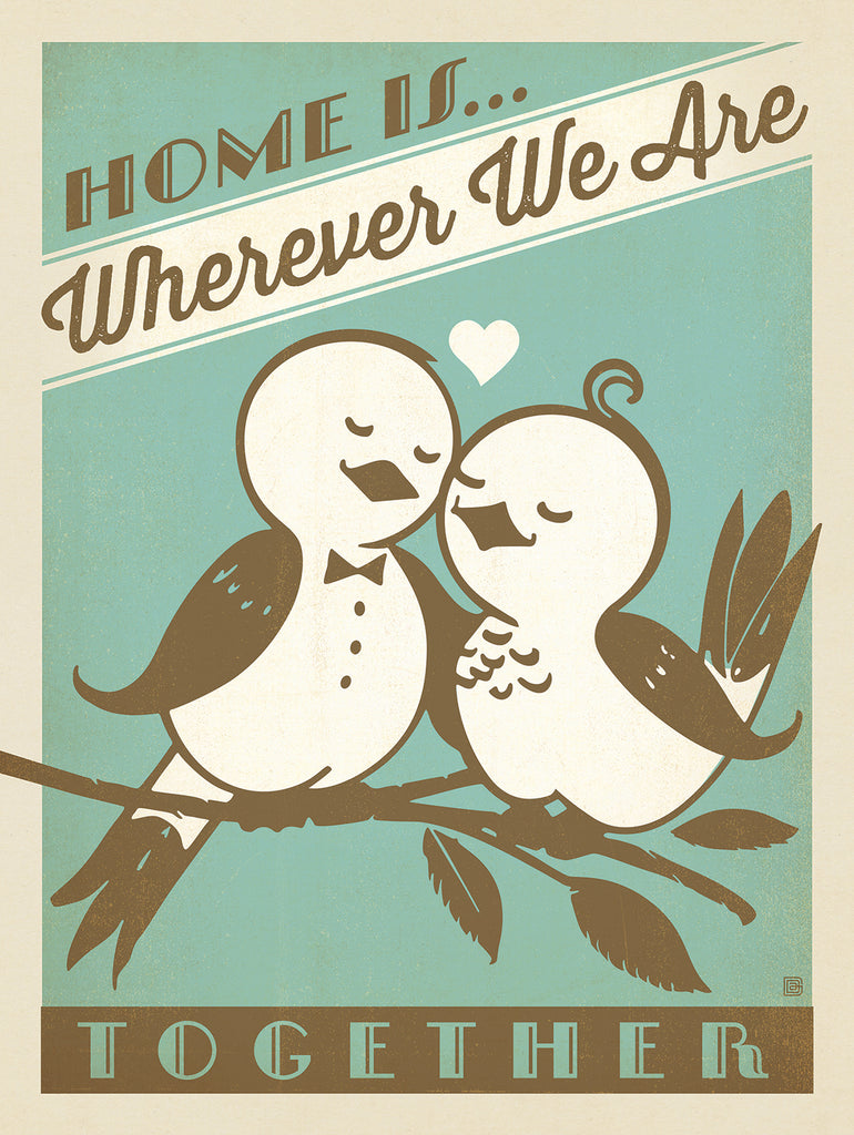 Celebrating Valentine\'s Day with Vintage - Design Group Art Poster Anderson