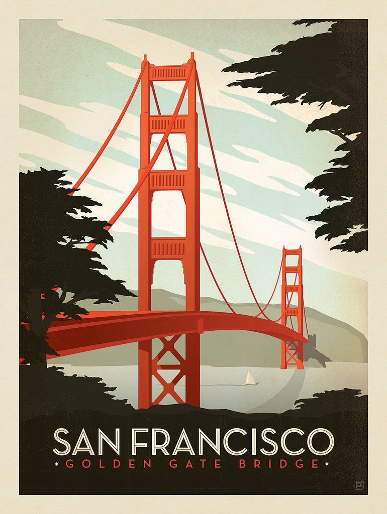 Create beautiful vintage travel posters and illustrations by Andrewdesignm