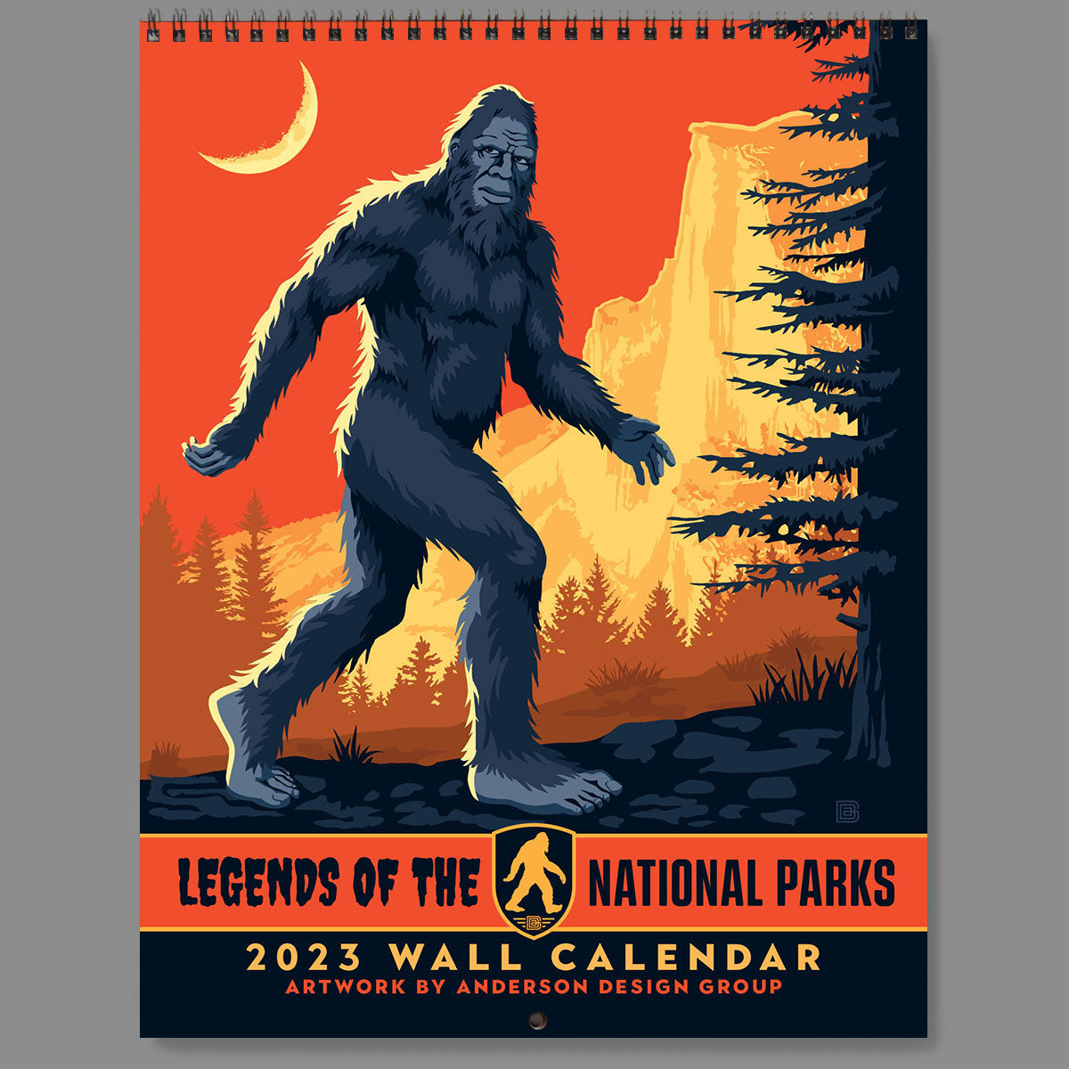 2023 Wall Calendar: Scratch-N-Dent Legends of the National Parks (Bargain—50% OFF)