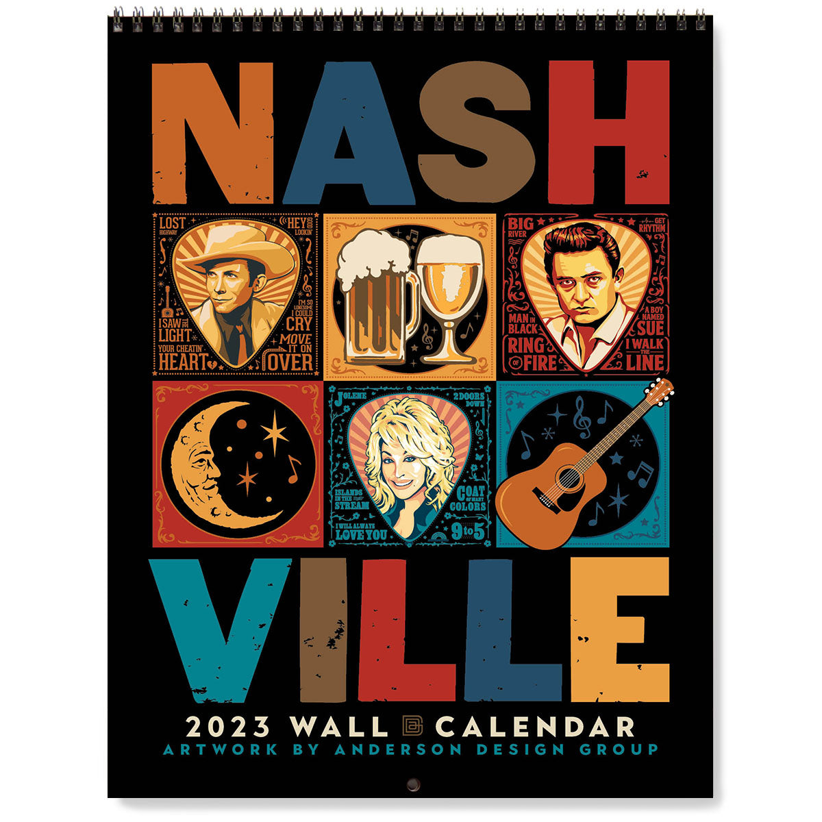 2023 Wall Calendar: Spirit of Nashville (Bargain—40% OFF)