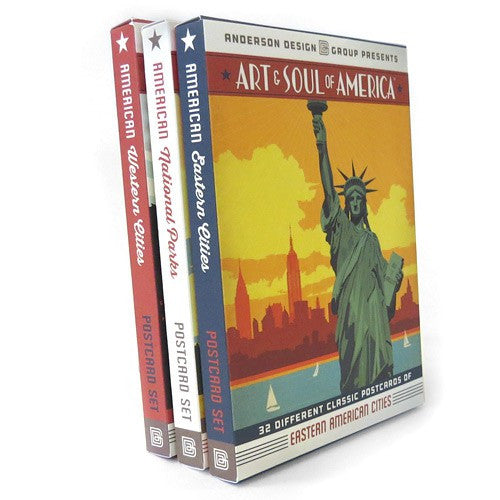 Art & Soul of America: Deluxe 3-Box Postcard Set