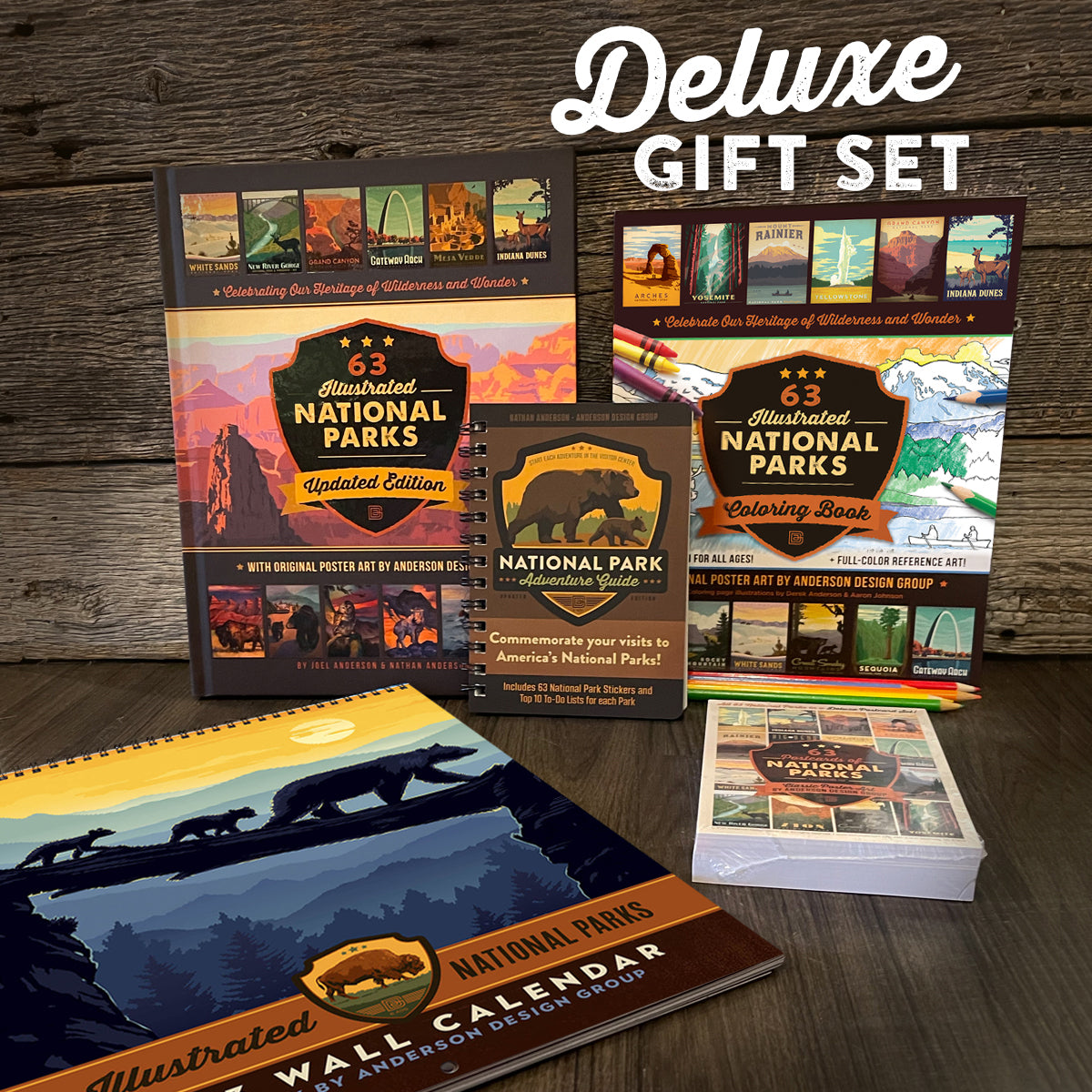 Gift Set: 5-Piece Deluxe (National Parks Book Bargain Bundle)