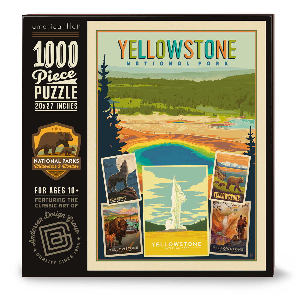 1000-Pc. Puzzle: National Parks: Yellowstone Collage (Best Seller!)