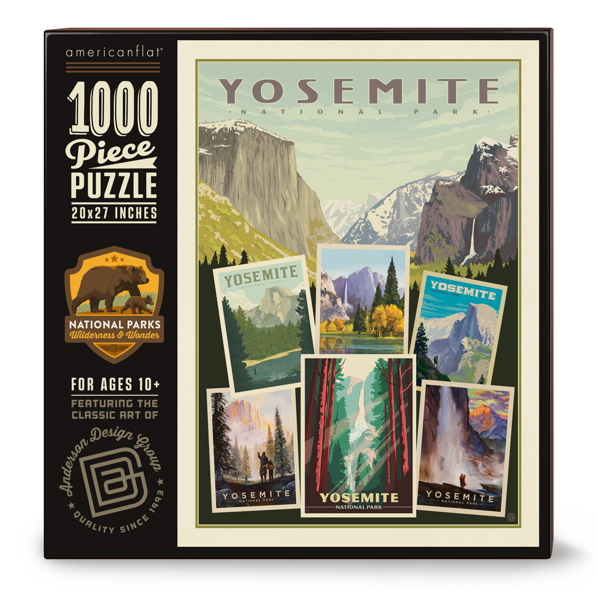 1000-Pc. Puzzle: National Parks: Yosemite Collage (Best Seller!)