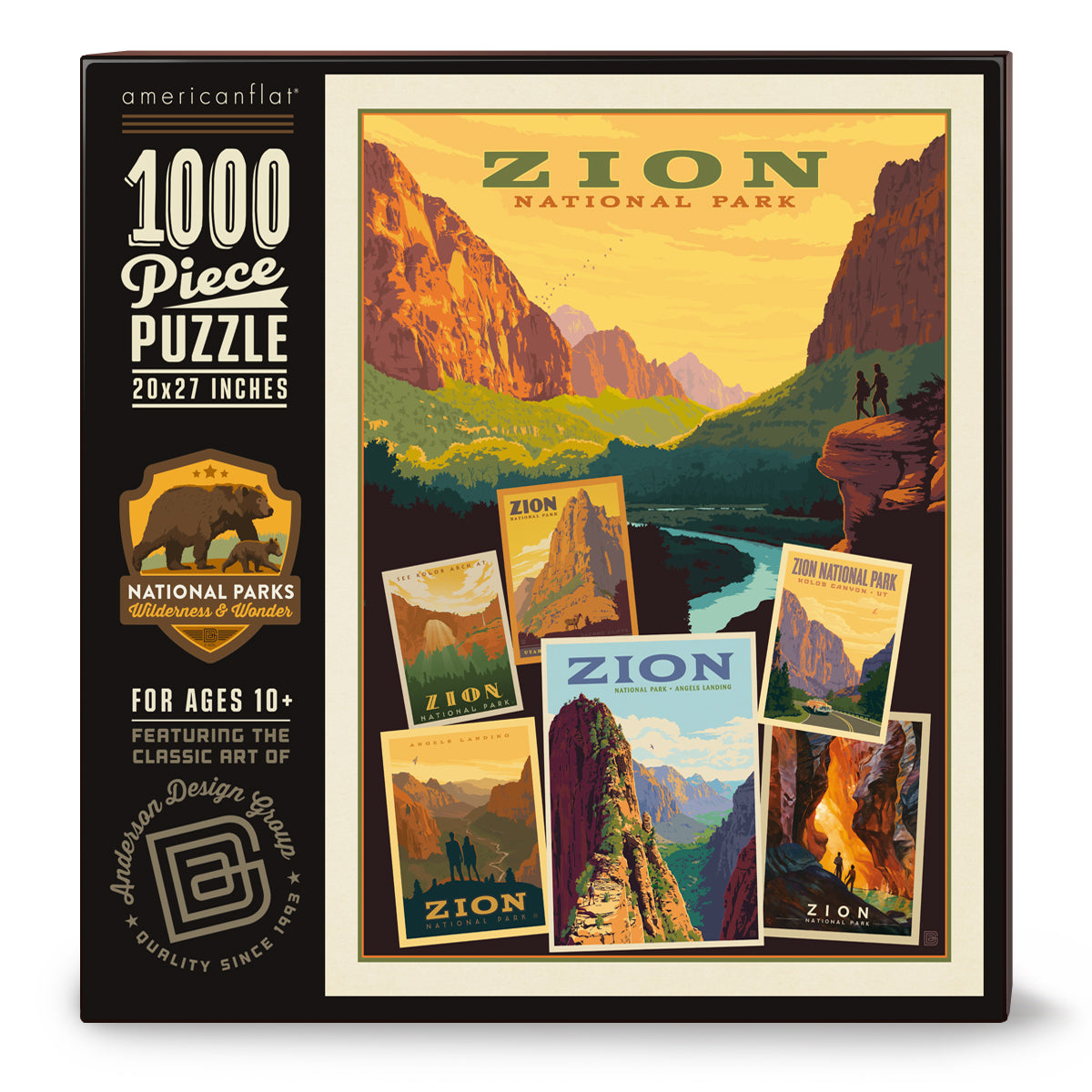 1000-Pc. Puzzle: National Parks: Zion Collage (Best Seller!)