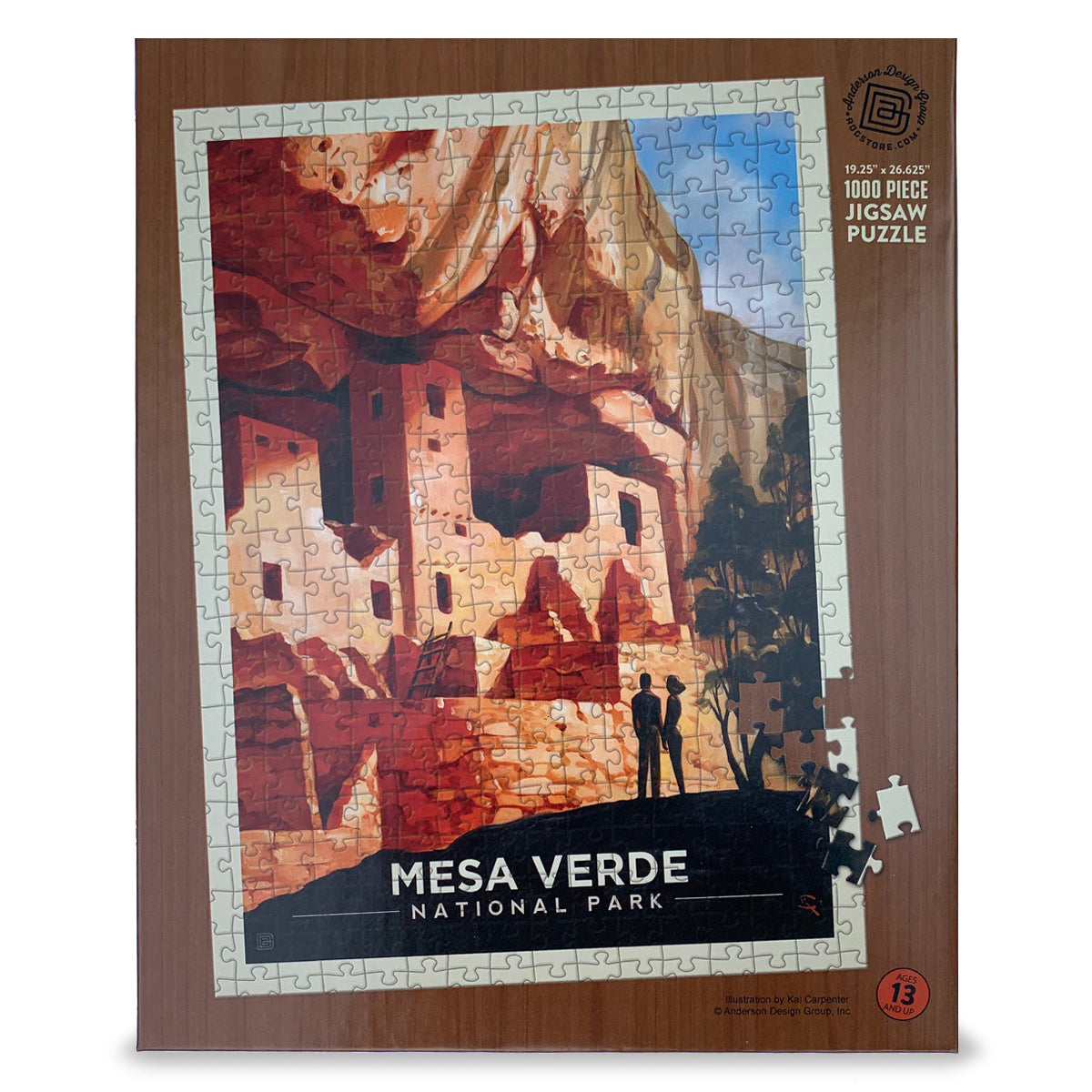 1000-Pc. Puzzle: Mesa Verde National Park (Art by Kai Carpenter)