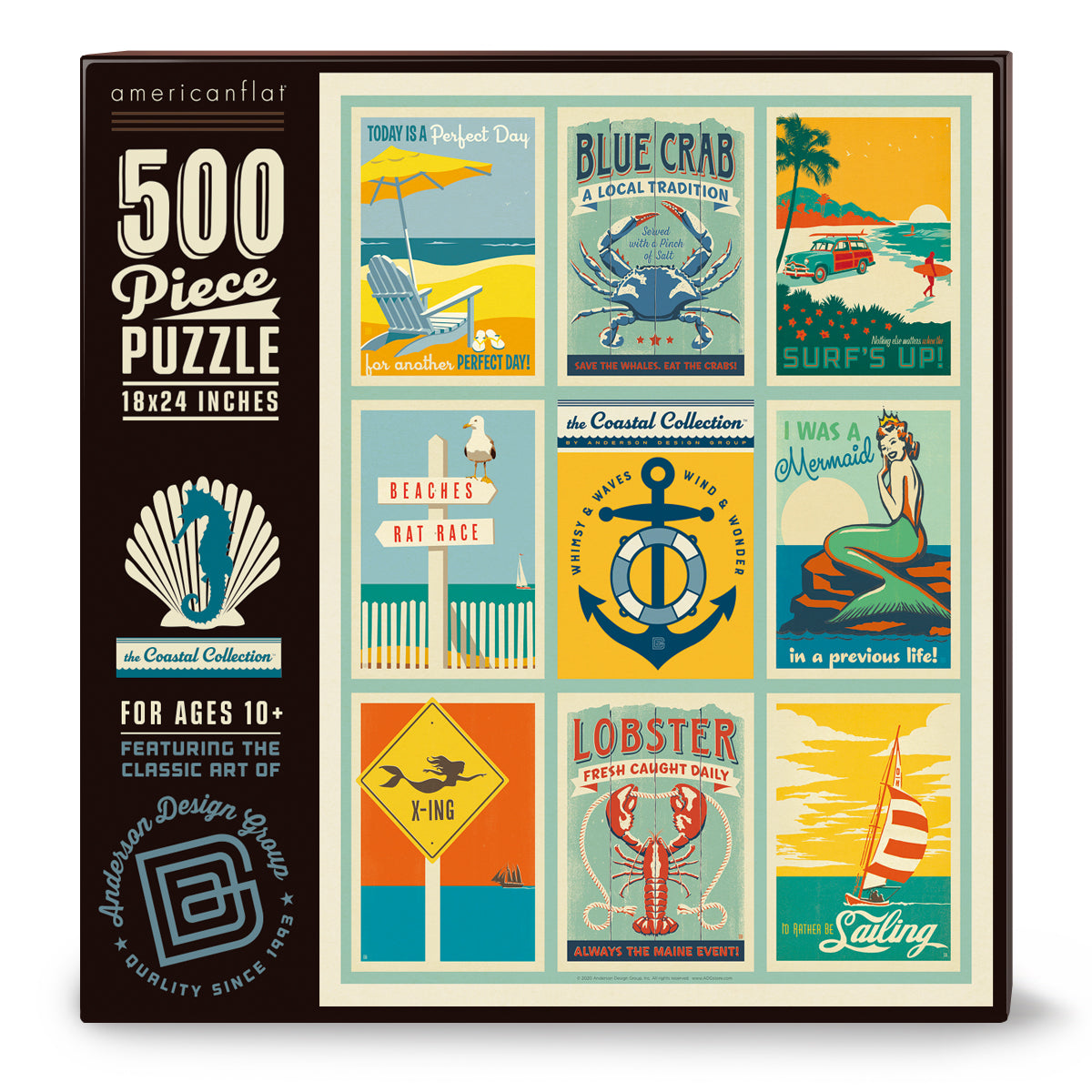 500-Pc. Puzzle: Coastal Collection (Bargain—35% OFF!)