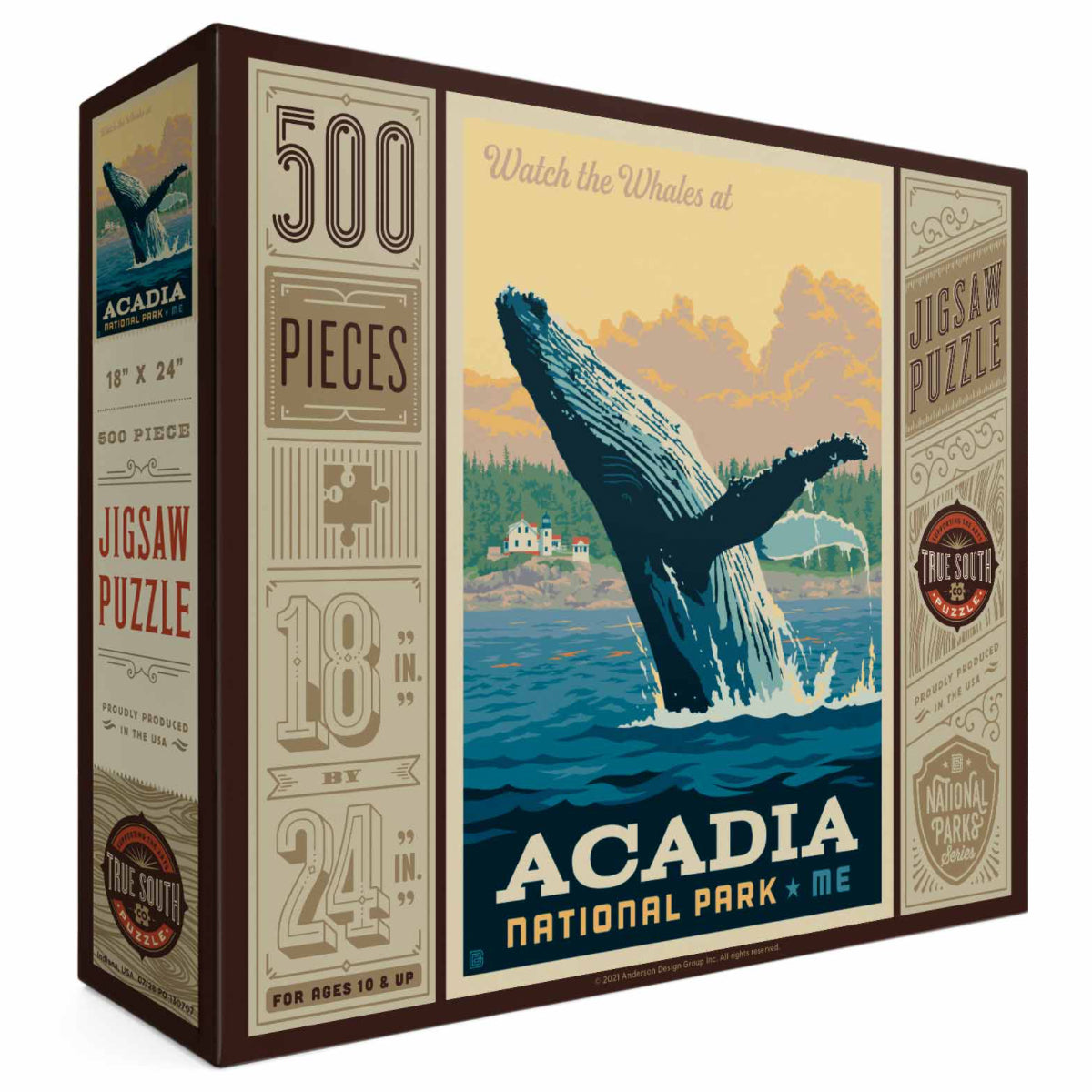 500-Pc. Puzzle: Acadia National Park (Whale Watching)