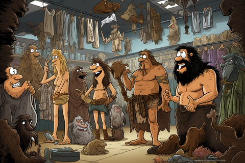 Cavemen loved loincloths
