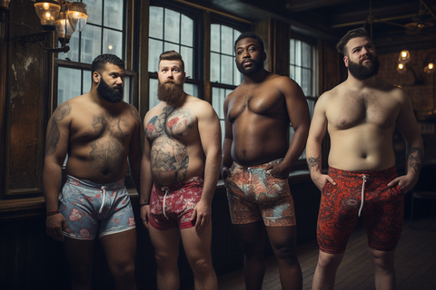 men in body positive underwear