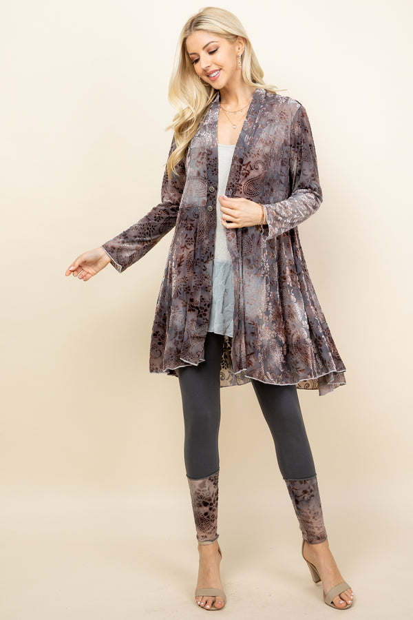 Jolie Paisley Velvet Dress – Simplicitie USA