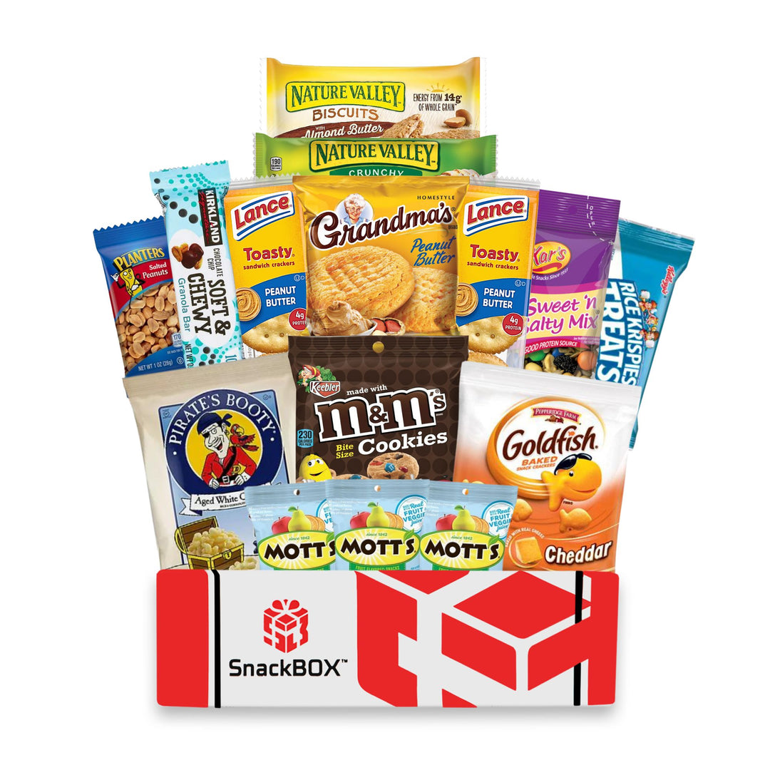 Boîte cadeau de bonbons American Snack Box Forfait College Care
