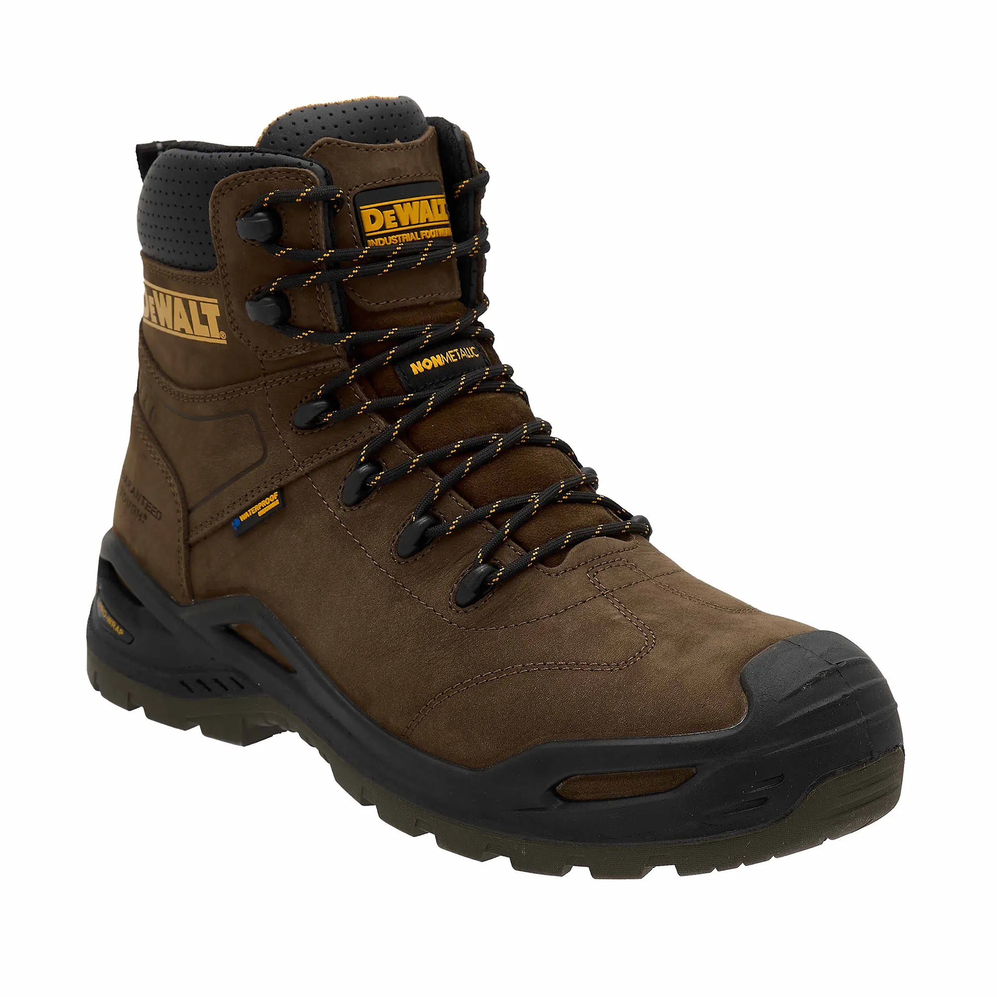 DEWALT Scarsdale Men's Waterproof, Non-Metallic, Nubuck Leather, Composite Safety Toe Work Boot