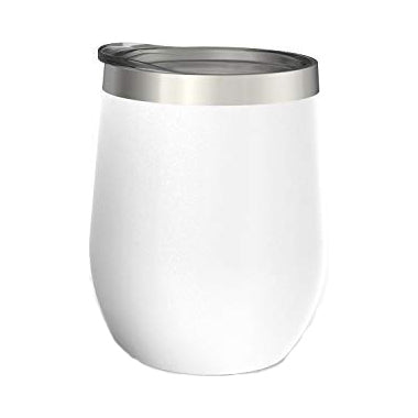 Stainless Steel Wine Tumbler Lid  Double Wall Vacuum Insulated