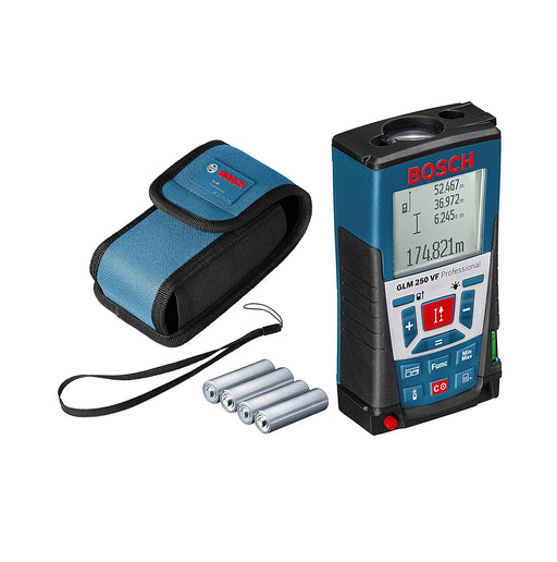 Bosch Zamo III Set Premium 4 in 1 Digital Laser Measurer 20M (Range Finder,  Tape Adapter, Wheel Adapter, Line Adapter and 2 X AAA Batteries Included)