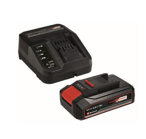 Kit Chargeur et 2 Batteries Einhell 18V 3A Lithium-Ion