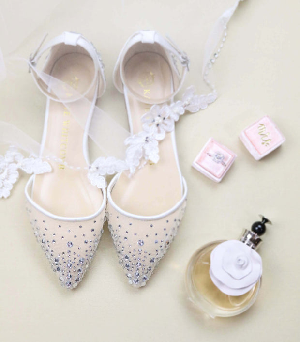 wedding shoes with bling