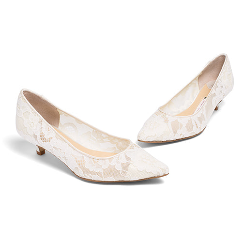 low bridal shoes