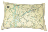 Temagami Vintage Map Pillow