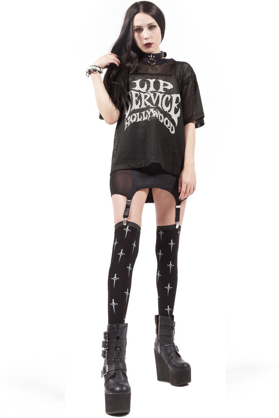 Lip Service Dagger Print Thigh High Socks | Lip Service ... - 960 x 1440 jpeg 93kB