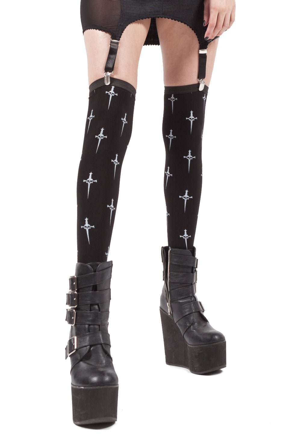 Lip Service Dagger Print Thigh High Socks | Lip Service ... - 960 x 1440 jpeg 83kB