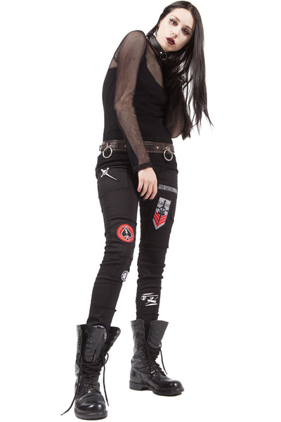 Lip Service Punk & Disorderly Patch Jean | Lip Service Womens Clothing