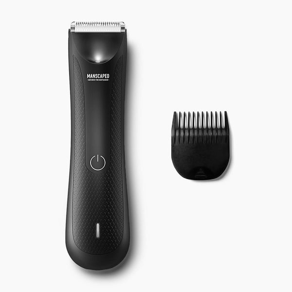 manscaping with trimmer