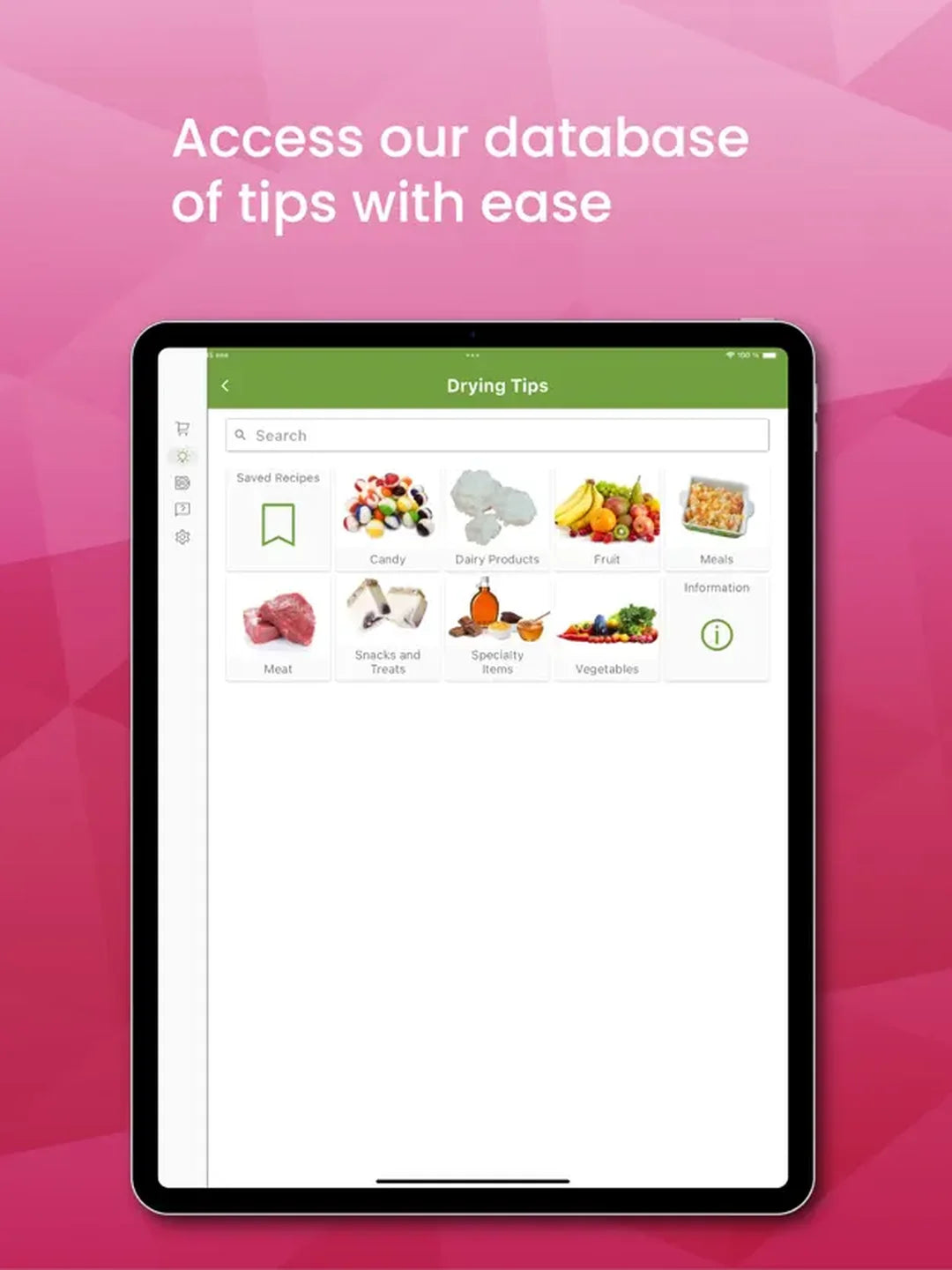Access Recipe Database