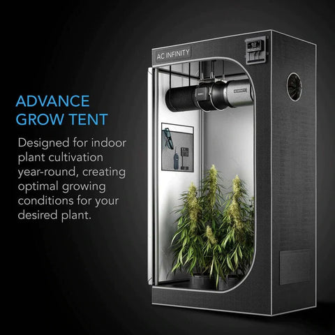 Happy Hydro Beginner Complete Coco Grow Tent Kit | Grower's Choice ROI-E680S LED | 5' x 5' - The Equipment