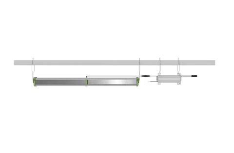 TotalGrow 660W Bar with streamlined low-profile design to minimize shadows