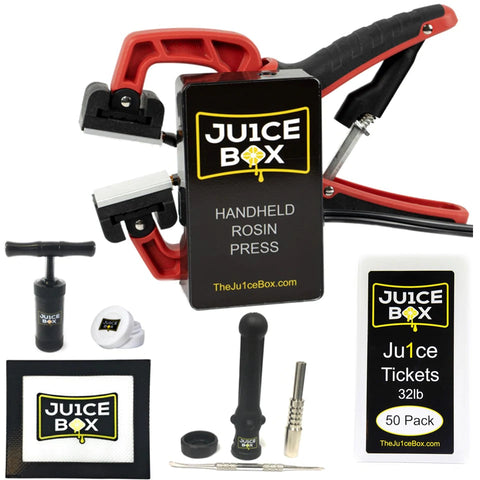 Ju1ceBox Manual Rosin Press Flower Kit - Complete Tools