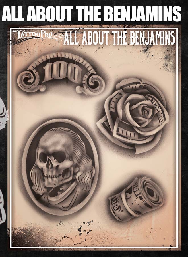 All About the Benjamins  Tattoo Pro Stencils