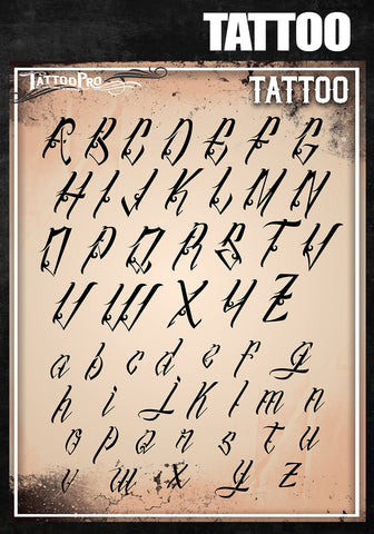 Fonts – Tattoo Pro Stencils